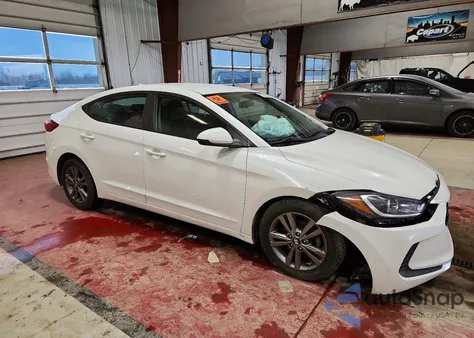 2018 Hyundai Elantra Sel from USA, damaged, VIN 5NPD84LF2JH265718